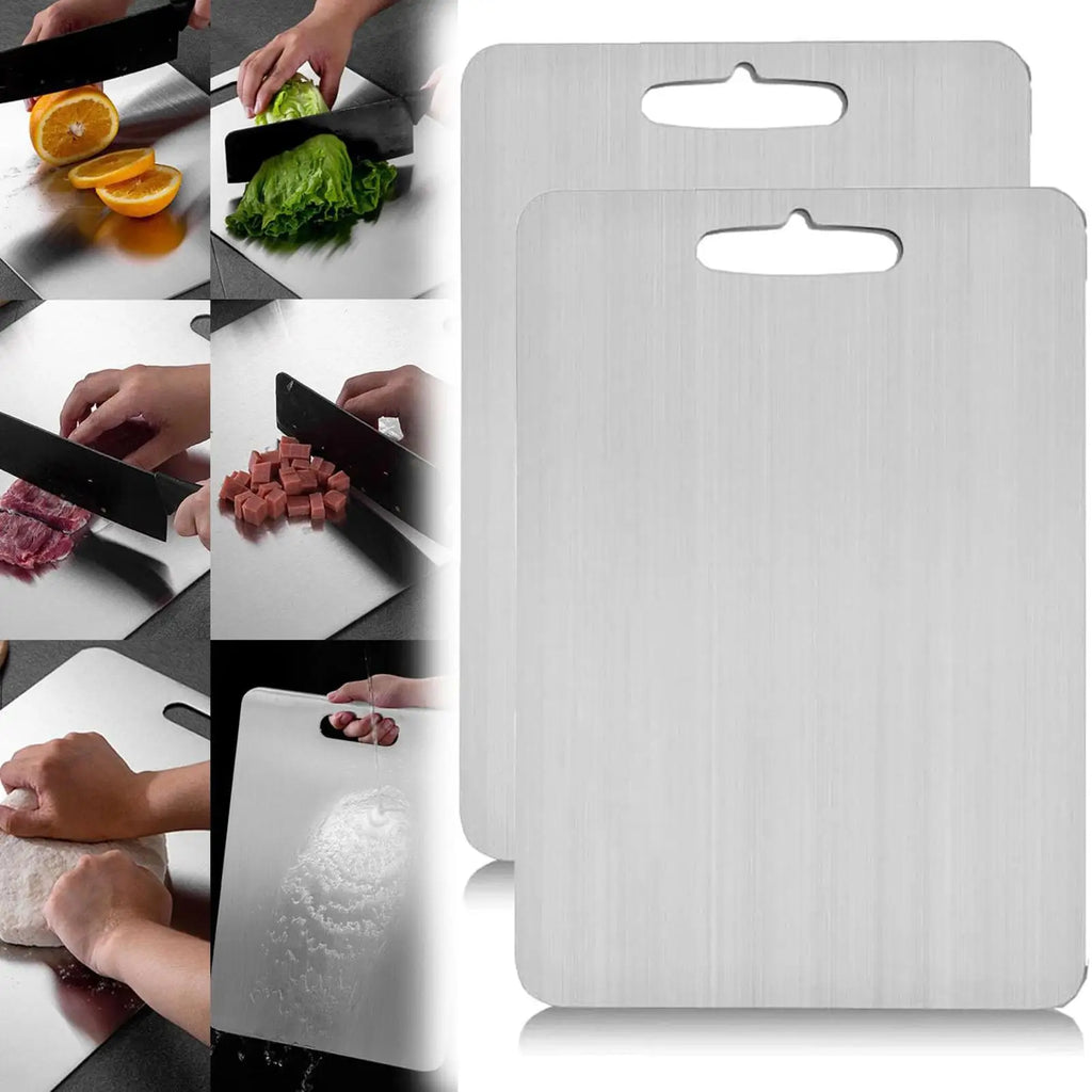 Titanium Cutting Boards for Kitchen Double-Sided Chopping Board Food Grade Cutting Mat Serving Tray Fruit Meat Chopping Board