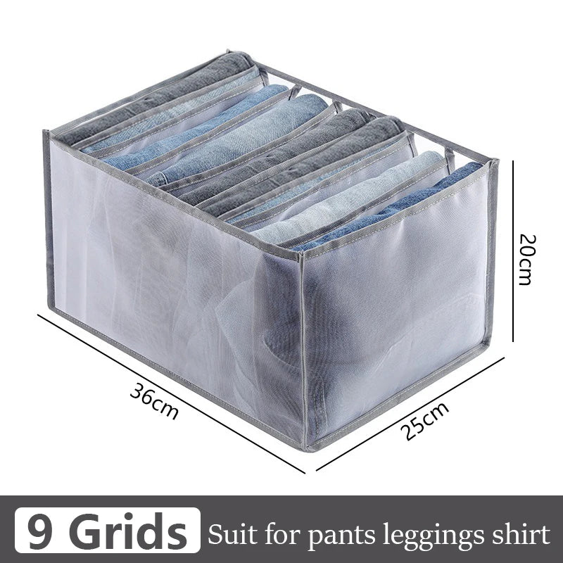 Jeans organization storage box closet organization clothing organization system drawer organization cabinet pants storage organi