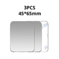 5PCS Car Phone Holder Metal Plate Magnetic Holder Round Square Sticker iron Sheet for Mobile Tablet Magnet Disk Desk Car Stand
