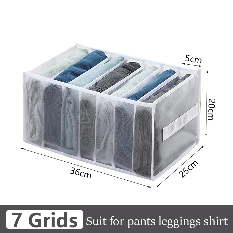 Jeans organization storage box closet organization clothing organization system drawer organization cabinet pants storage organi