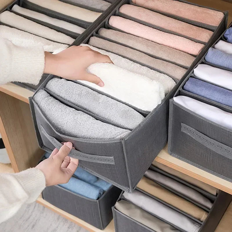 Jeans Organization Storage Box Closet Organizer Clothing Organization System Drawer Organizers Cabinet Pants Storage Organizer