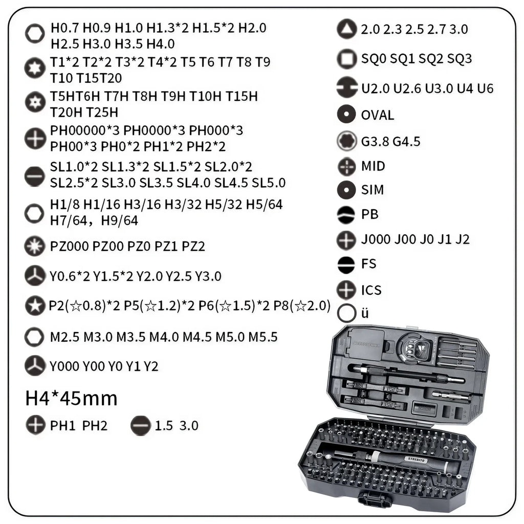 Precision Screwdriver Set, Laptop Tool Kit, 152/25 in 1 Professional Computer Screwdriver Repair Kit T5 T6 Torx Screwdriver