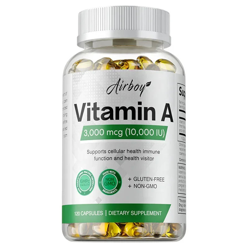 Vitamin A - Immune System & Reproductive Function, Supports Healthy Skin & Eyes, Antioxidant Activity