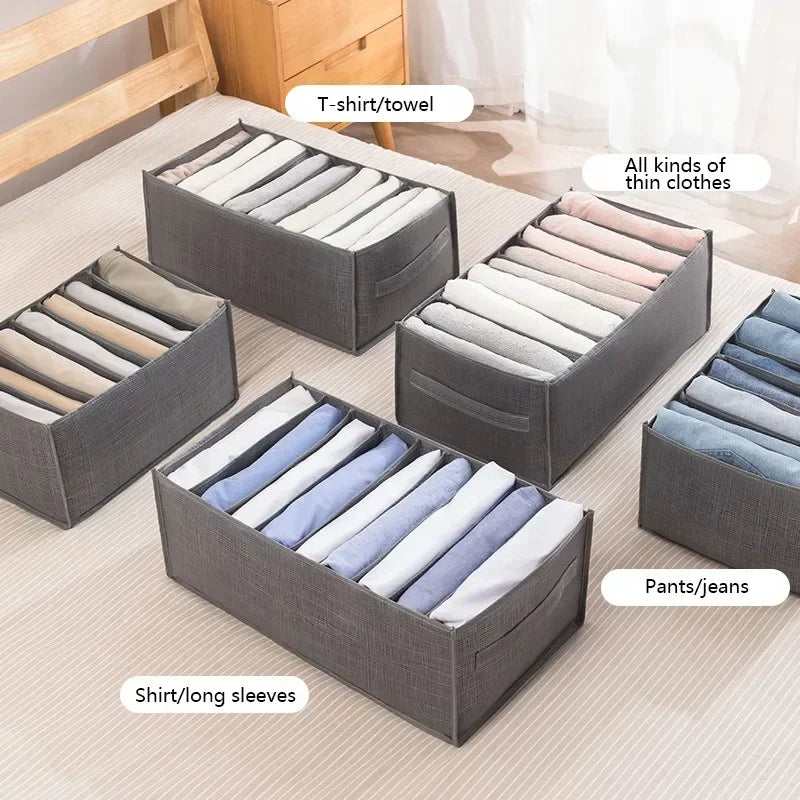 Jeans Organization Storage Box Closet Organizer Clothing Organization System Drawer Organizers Cabinet Pants Storage Organizer