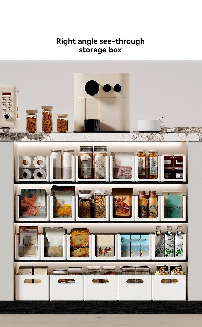 Kitchen Cabinet Organization Can Be Freely Combined with Dishes and Condiments, Thickened Storage Box, Drawer Storage Box
