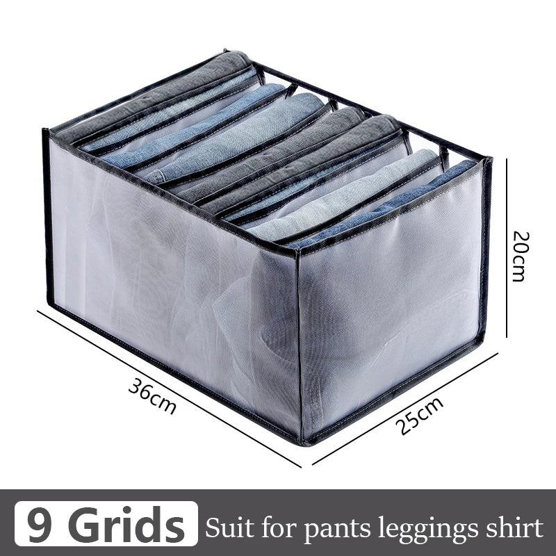 Jeans organization storage box closet organization clothing organization system drawer organization cabinet pants storage organi
