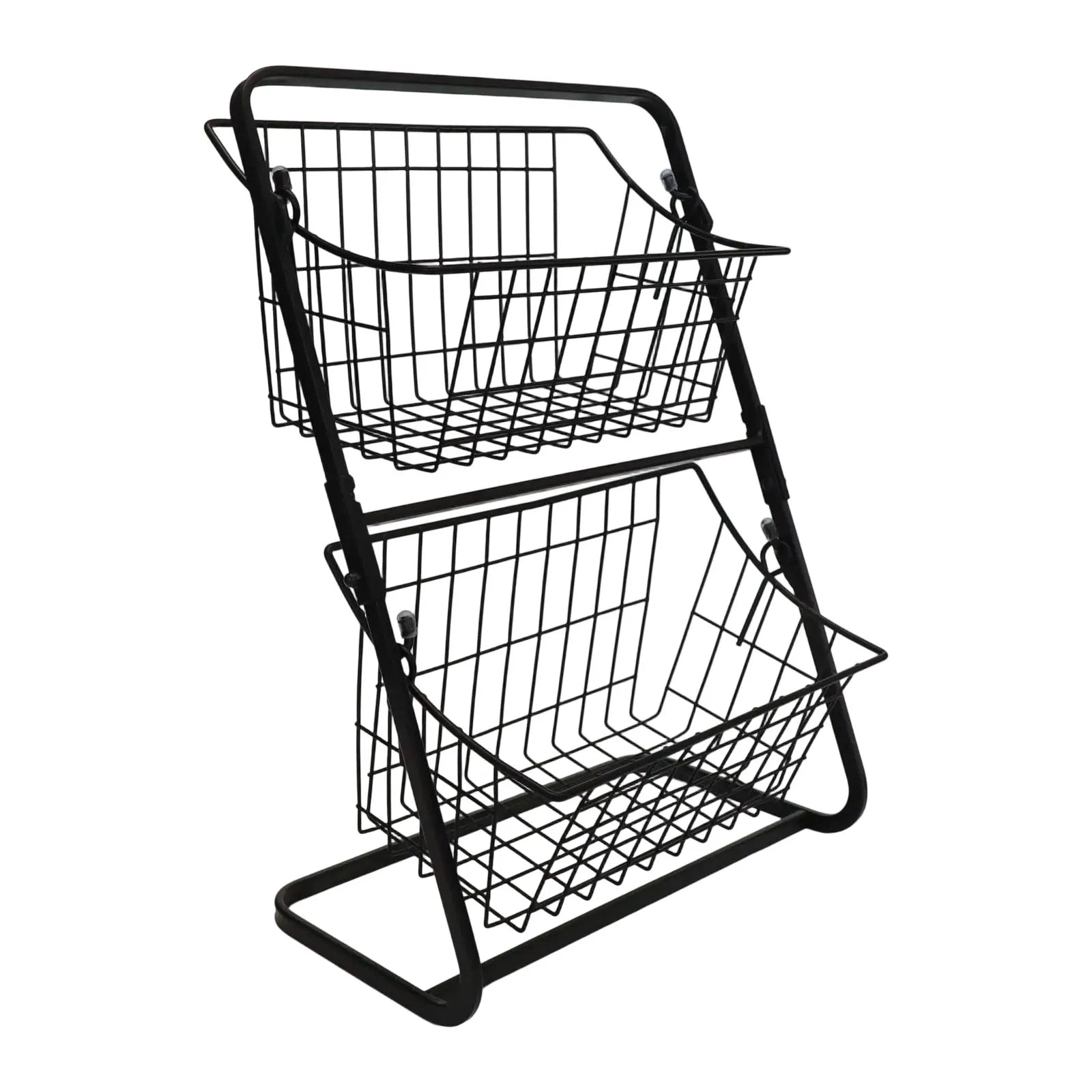 Kitchen Organizer 2 Tier Storage Rack Easy To Clean Material Maximized Countertop Space For Pantry Organization