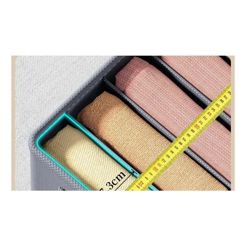 Pants storage box, clothing separation and organization box, foldable large clothing organization box, layered storage box