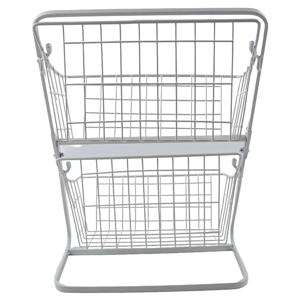 Kitchen Organizer 2 Tier Storage Rack Easy To Clean Material Maximized Countertop Space For Pantry Organization