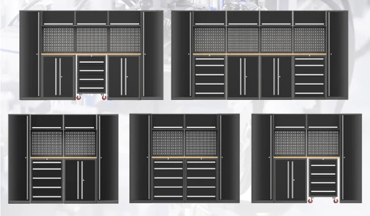 Industrial-grade Tool Storage Tool Sets Modular Garage Heavy-Duty Industrial-grade Workbench OEM ODM Customizable Garage