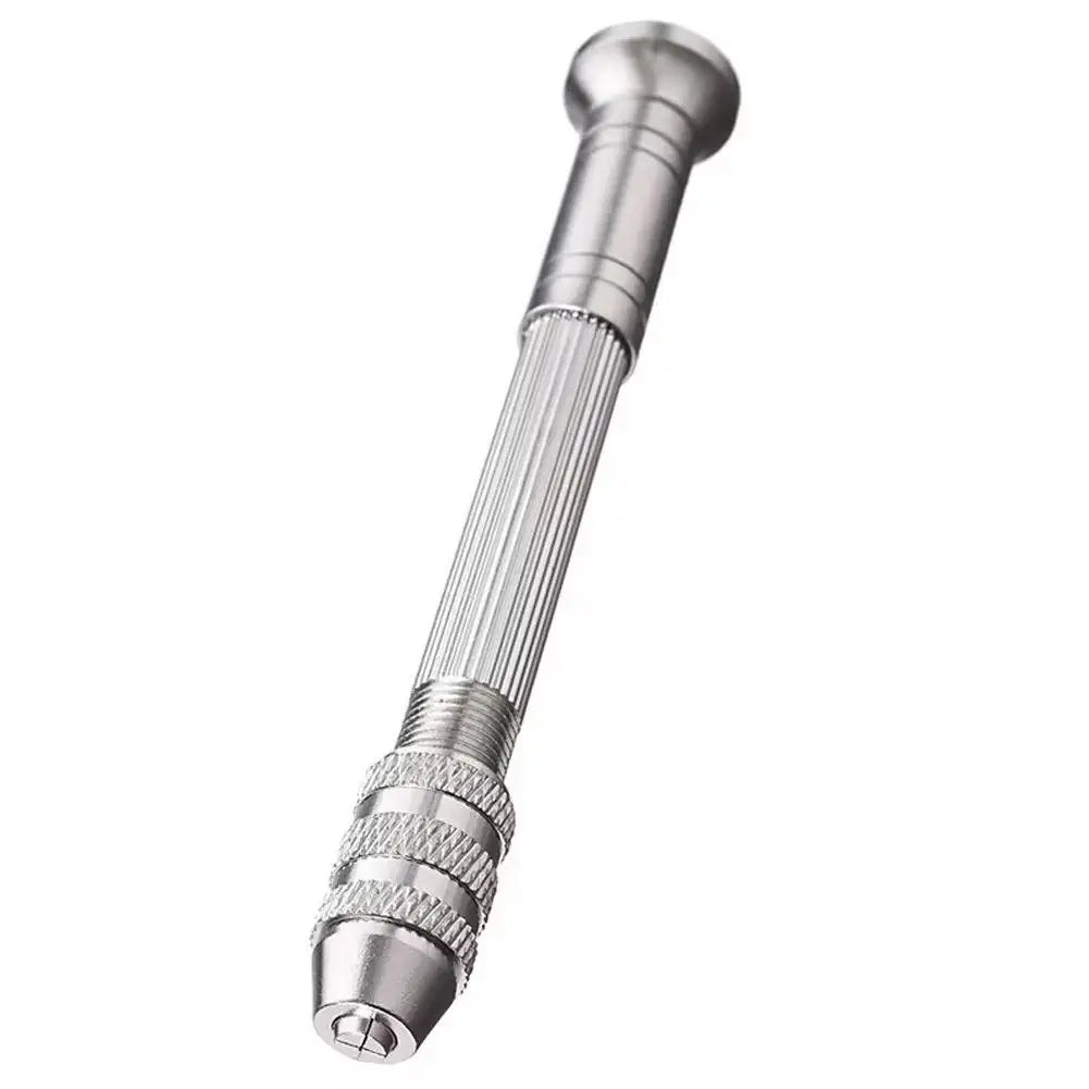 0.8-3.0mm Mini Hand Drill Woodworking Tools Drilling Rotary Tool Manual Twist Drill Bit Watchmaker Pin Vice Watch Repair Tools