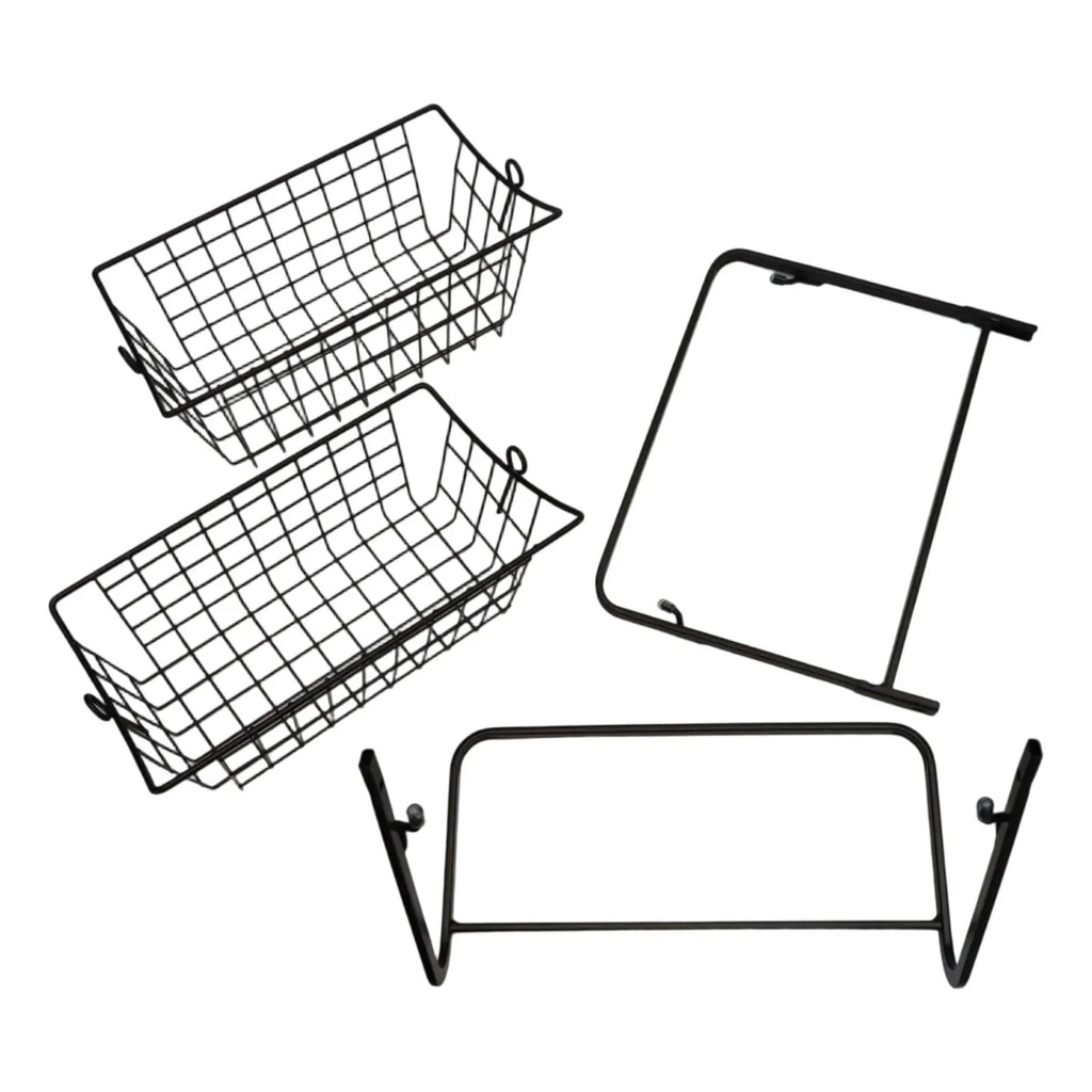 Kitchen Organizer 2 Tier Storage Rack Easy To Clean Material Maximized Countertop Space For Pantry Organization