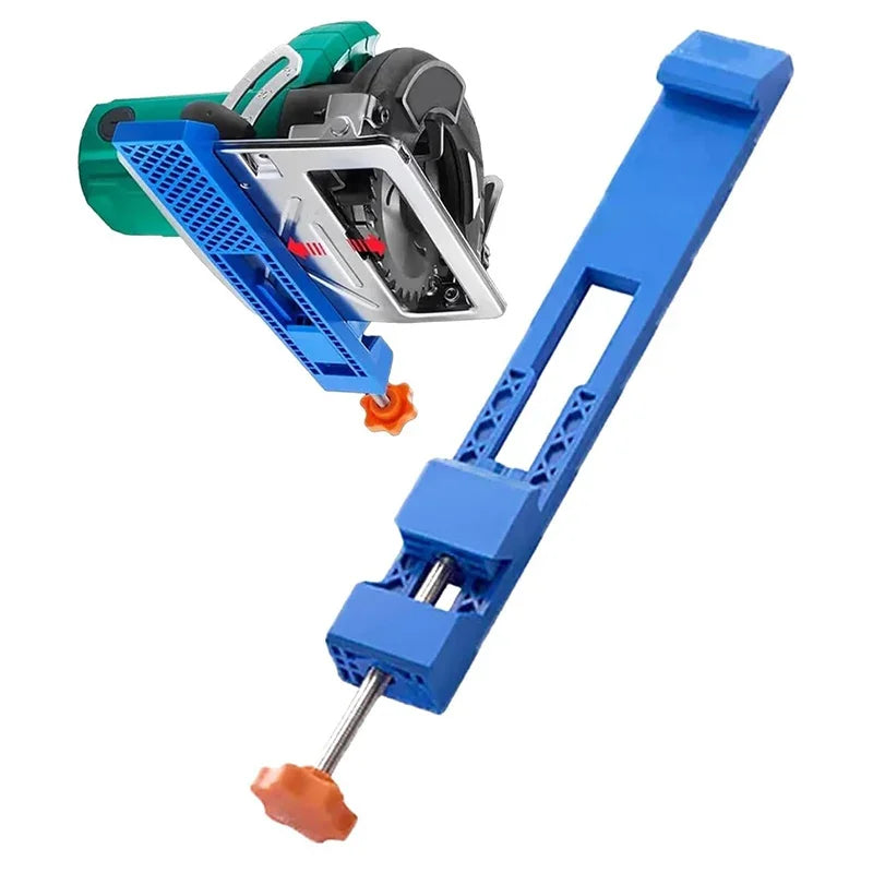 Circular Saw Guide Electric Milling Clamp Adjustable Base Plate Cutting Edge Positioner for Woodworking Metal DIY Alignment