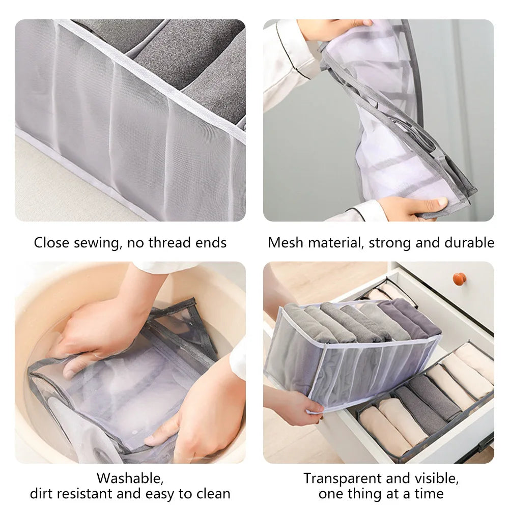 Jeans organization storage box closet organization clothing organization system drawer organization cabinet pants storage organi