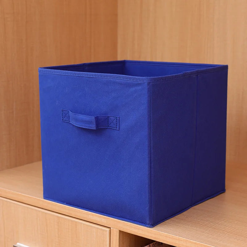 Fabric Storage Bins 5 Pack Fun Colored Durable Storage Cubes with Handles Foldable Cube Baskets  Organization Multi Colors