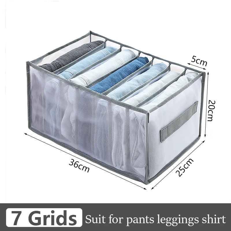 Jeans organization storage box closet organization clothing organization system drawer organization cabinet pants storage organi