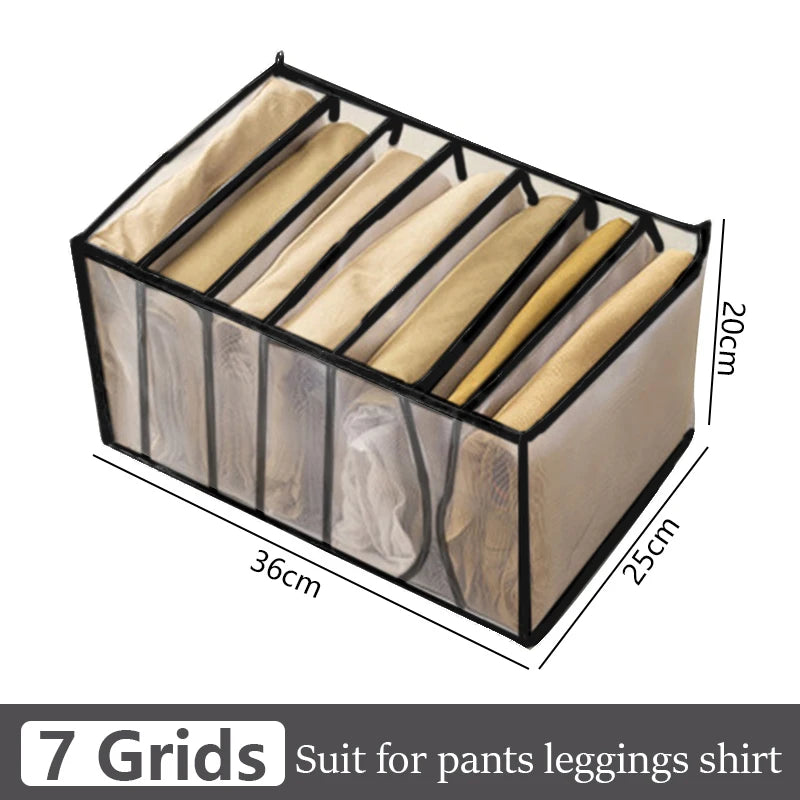 Jeans organization storage box closet organization clothing organization system drawer organization cabinet pants storage organi