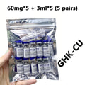 Blue Copper Peptide GHK-CU Copper Lyophilized Powder Hydration Skin Rejuvenation Improve Elasticity Repair Skin Barrier SkinCare