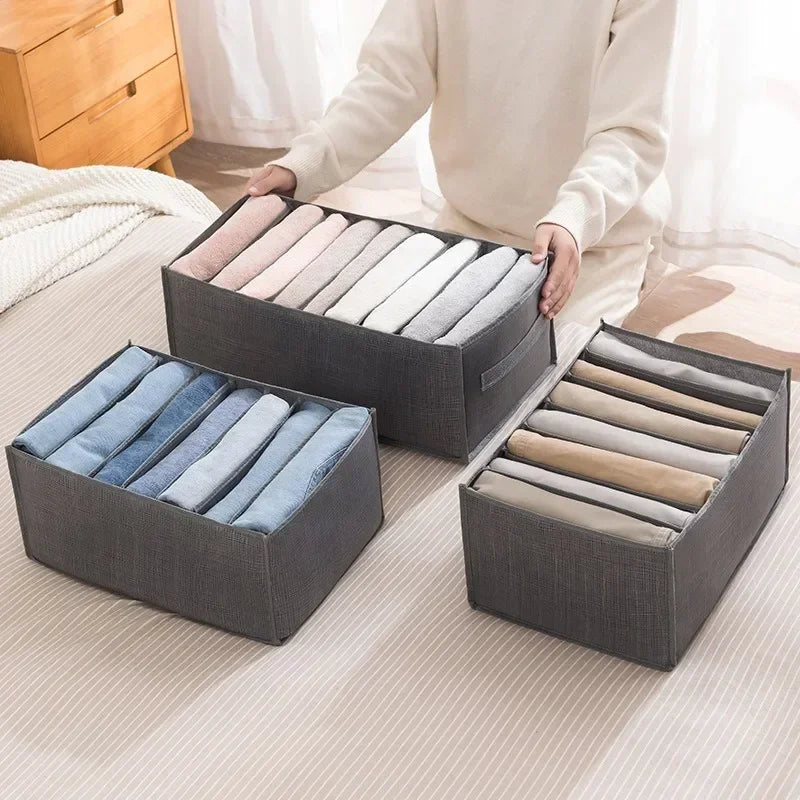 Jeans Organization Storage Box Closet Organizer Clothing Organization System Drawer Organizers Cabinet Pants Storage Organizer
