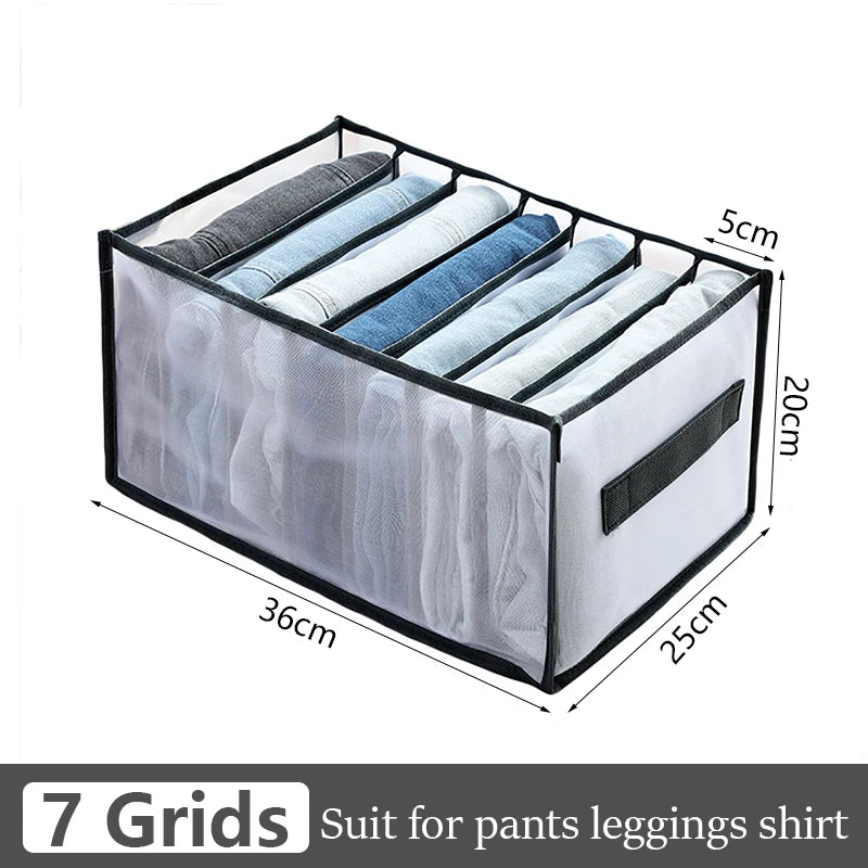 Jeans organization storage box closet organization clothing organization system drawer organization cabinet pants storage organi