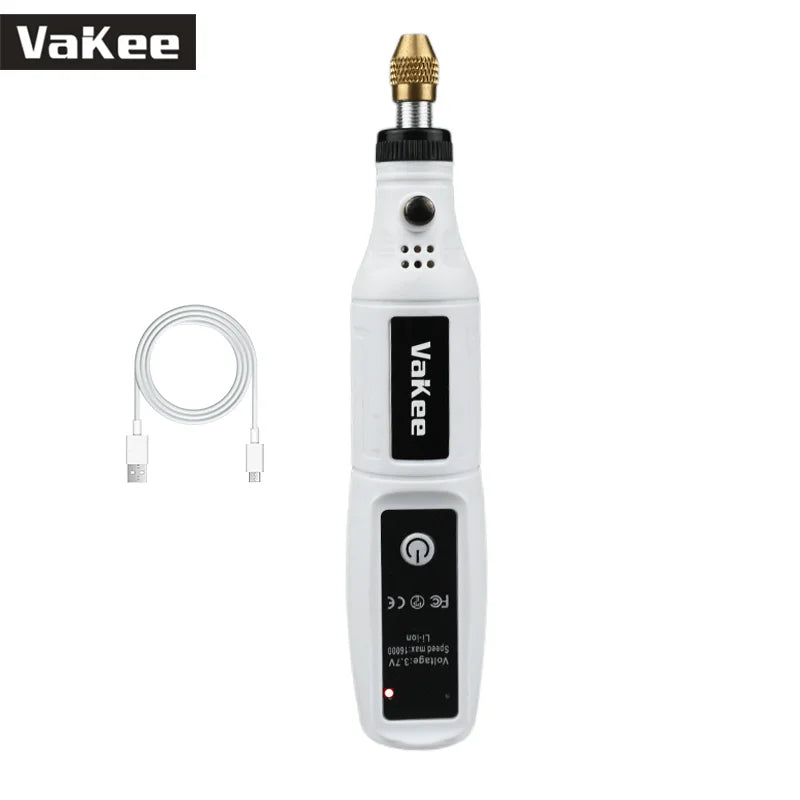 Mini Electric Drill USB Rechargeable Cordless Engraving Pen Dremel Tools Rotary Tool Cordless Hand Drill Mini Polisher for Hand