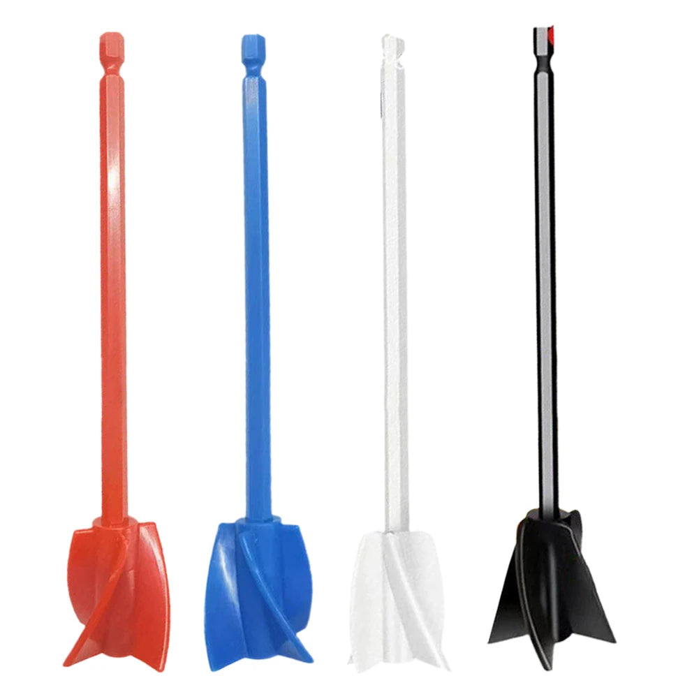 Epoxy Mixer Paint Drill Attachment Paddle Consistency Liquids Resin Head Stirrer Mixer Paint Resin Attachment With Drill Chuck