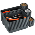 B84B-Garage Organization Set 48Pcs Tool Box Organizer Hardware Tool Tray Chest Drawer Work Storage Box Divider System