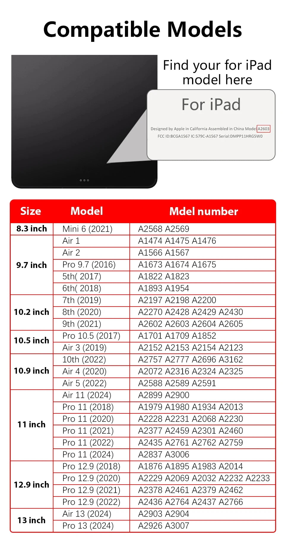 For 2025 iPad Air 11 Case iPad 10th Generation  11th A16  9th Mini6 7 13in iPad Pro11 4 5 10.9in 12.9 M2 M3 M4 M5 Holder Case