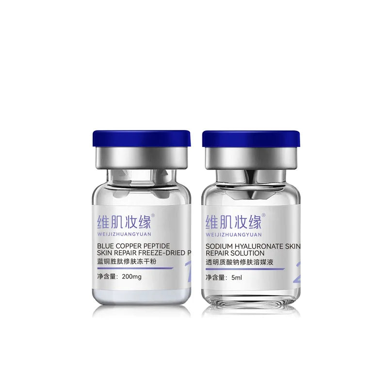 Blue Copper Peptide GHK-CU Copper Lyophilized Powder Hydration Skin Rejuvenation Improve Elasticity Repair Skin Barrier SkinCare
