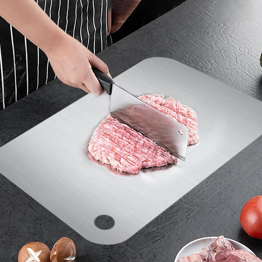 Titanium Cutting Boards for Kitchen Double-Sided Chopping Board Food Grade Cutting Mat Serving Tray Fruit Meat Chopping Board
