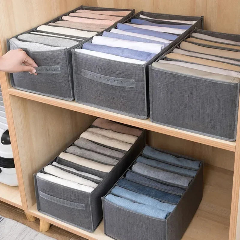 Jeans Organization Storage Box Closet Organizer Clothing Organization System Drawer Organizers Cabinet Pants Storage Organizer