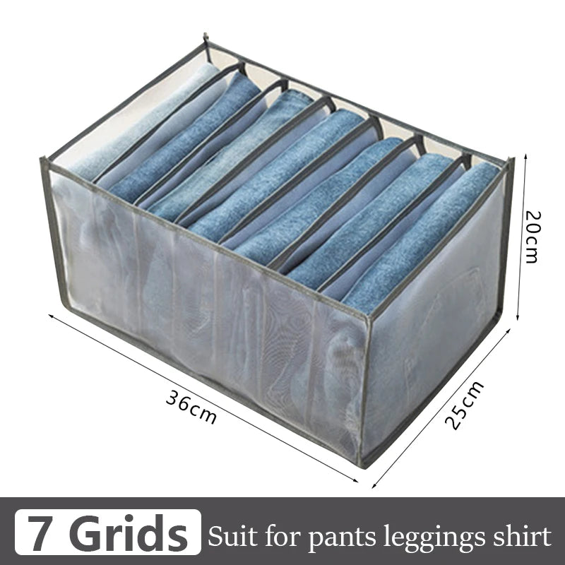Jeans organization storage box closet organization clothing organization system drawer organization cabinet pants storage organi