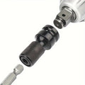 1pc Impact Wrench to Drill Adapter 1/2 to 1/4 Hex Converter Socket Extension Bit Holder for Electric Wrench and Power Tools
