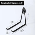 Garage Storage Utility Hooks,Garage Garden Tool Organizer,Hanging Utility Wall Mount Hooks,Heavy Duty Tool Storage Organizer