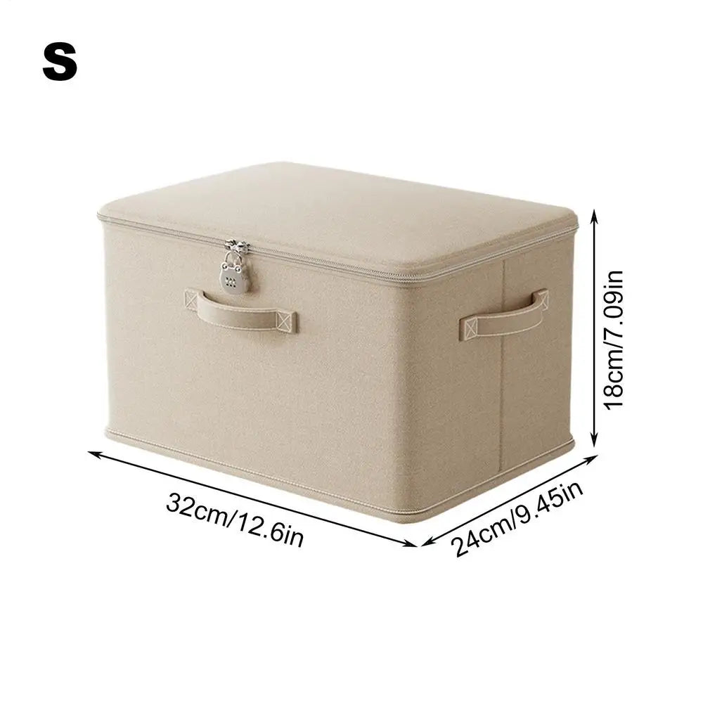 Locking Organizing Bin Secure Stackable odor Proof Storage Container with Handle Locking Organizing Washable Shelf Baskets