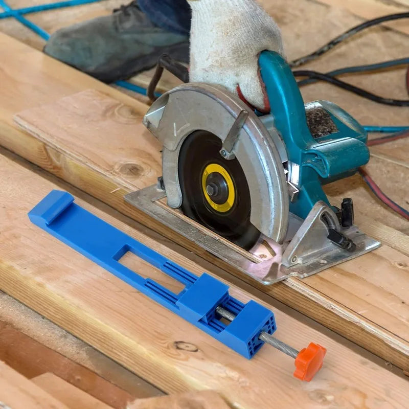 Circular Saw Guide Electric Milling Clamp Adjustable Base Plate Cutting Edge Positioner for Woodworking Metal DIY Alignment