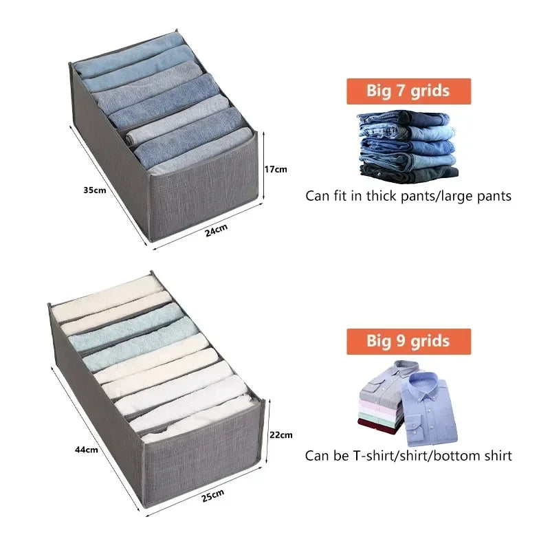 Jeans Organization Storage Box Closet Organizer Clothing Organization System Drawer Organizers Cabinet Pants Storage Organizer