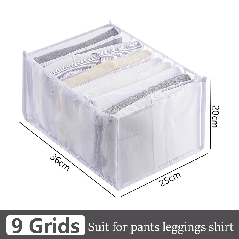 Jeans organization storage box closet organization clothing organization system drawer organization cabinet pants storage organi