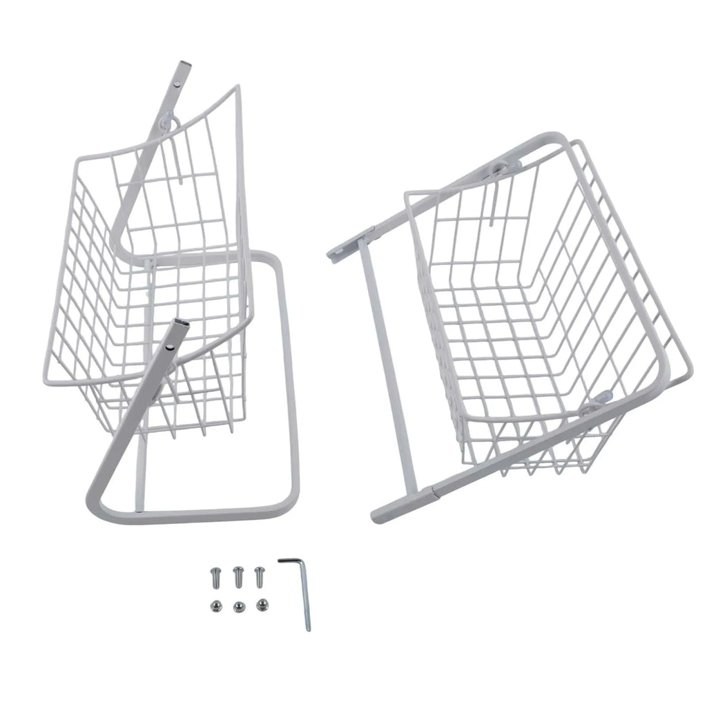 Kitchen Organizer 2 Tier Storage Rack Easy To Clean Material Maximized Countertop Space For Pantry Organization