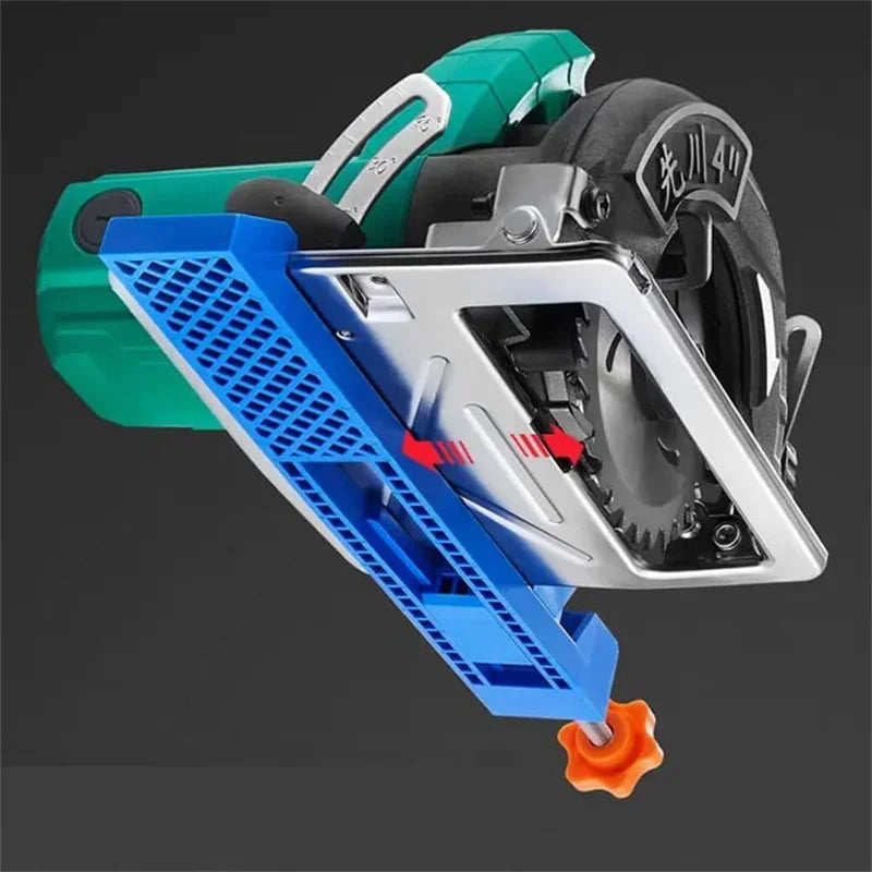 Circular Saw Guide Electric Milling Clamp Adjustable Base Plate Cutting Edge Positioner for Woodworking Metal DIY Alignment