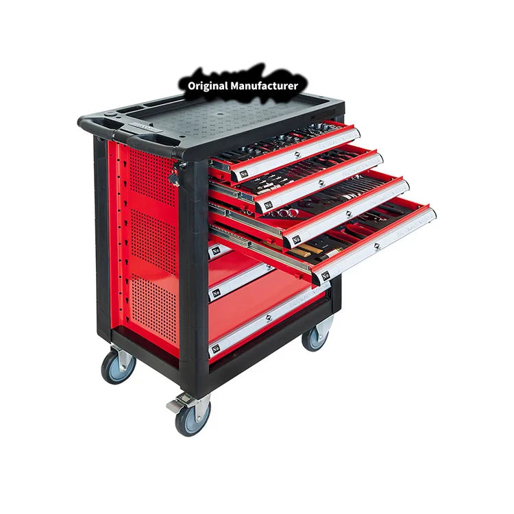 217 Tools 7 Drawers Tool Cabinet Wide Tool Trolley