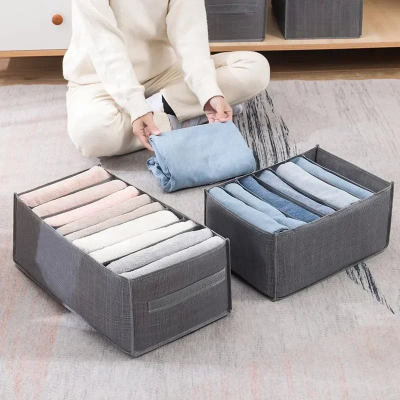 Jeans Organization Storage Box Closet Organizer Clothing Organization System Drawer Organizers Cabinet Pants Storage Organizer