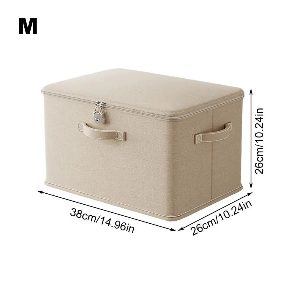 Locking Organizing Bin Secure Stackable odor Proof Storage Container with Handle Locking Organizing Washable Shelf Baskets