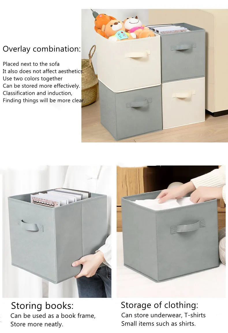 Non Woven Fabric Storage Bin Cabinet drawer organization,Home Supplies Clothing Underwear Storage box,Kid Toy Storage Organizer