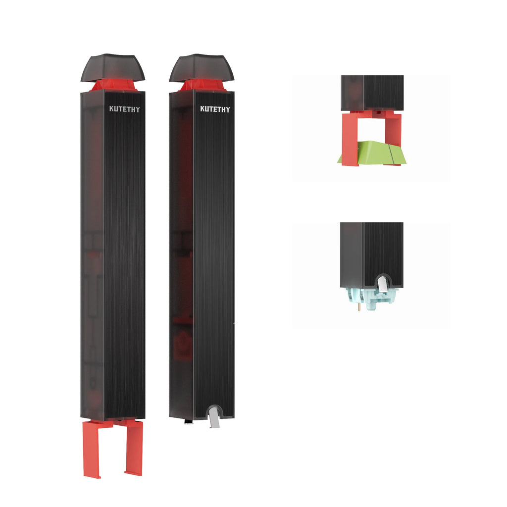 DIY Keyboard Tool Kit: Complete set of keycap and switch removal tools, aluminum alloy surface treatment for quick disassembly.